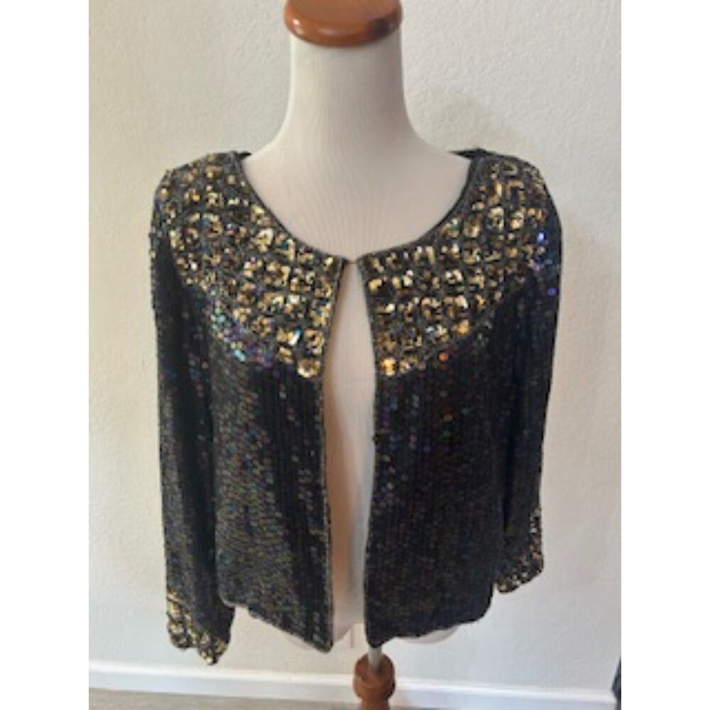 CeeCee Vintage Sequined Jacket